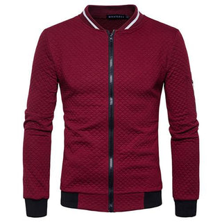 Zippered Cotton Men's Jacket