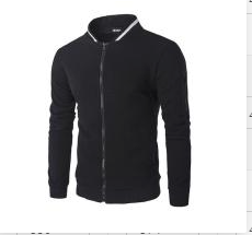 Zippered Cotton Men's Jacket