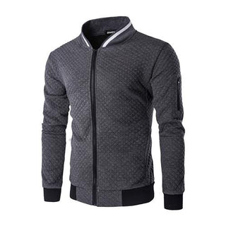 Zippered Cotton Men's Jacket