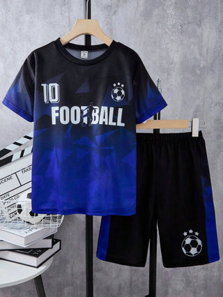 2025 Men's Summer Set Sportswear 2-piece Set Short Sleeve Round Neck Custom Printed T-shirt Shorts Men's Shorts Set Lightweight