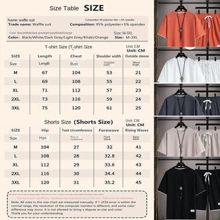 Men's luxury sportswear set casual fitness T-shirt and shorts 2-piece set with short sleeves summer 2024